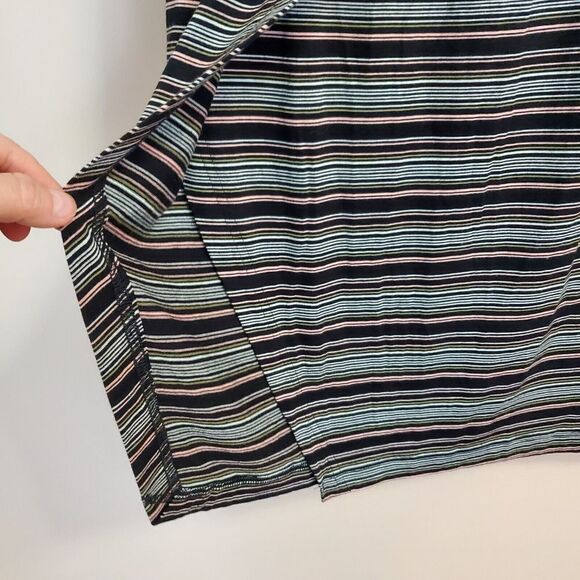 NEW Kavu Veda Striped Pencil Skirt Womens Size XS Wrap Midi Length Stretch Rayon - Picture 5 of 8